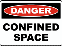 Confined Space Sign