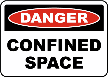 Confined Space Sign