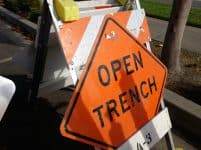 Open trench