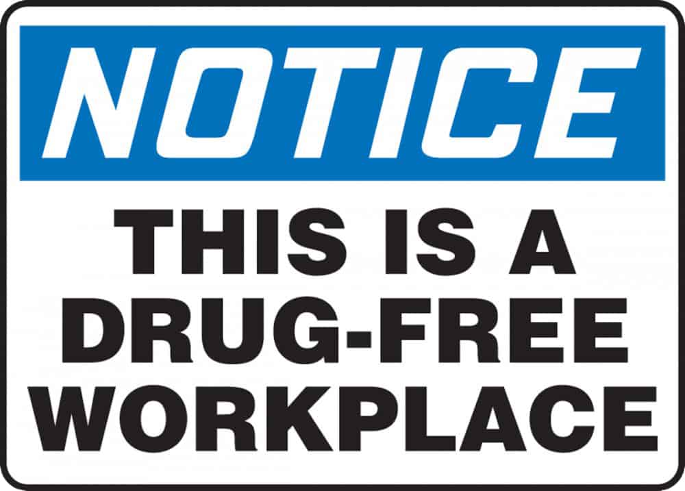 Drug free workplace