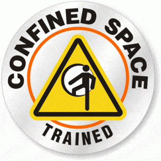 confined space training badge