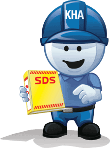 safety steve holding SDS binder