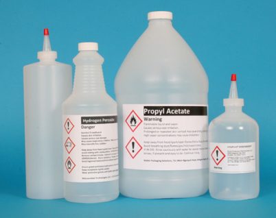 GHS Secondary Chemical Container Labels