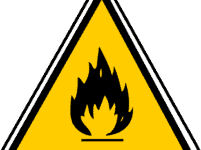 Inflammable Sign Hazardous