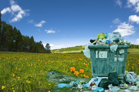 Pollution rubbish waste