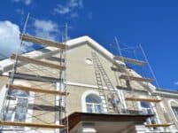 Painting and plastering exteri